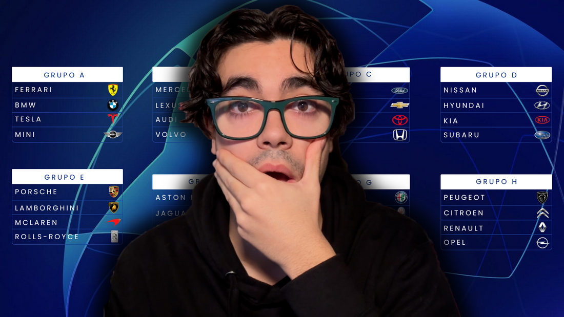 El Youtuber Mr Sarky organiza una Champions de Marcas de Coches y no creerás quién fue el ganador